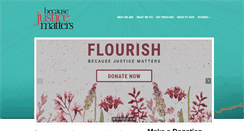Desktop Screenshot of becausejusticematters.org